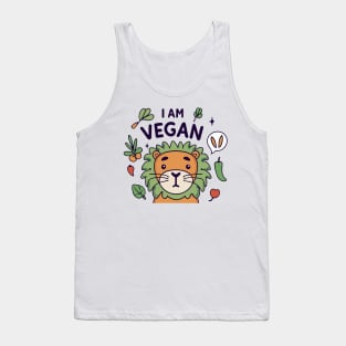 Vegan lion Tank Top